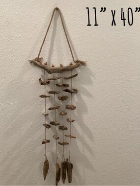 Driftwood Art,  Driftwood Wind Chime ,Mobile, Driftwood Coastal Decor